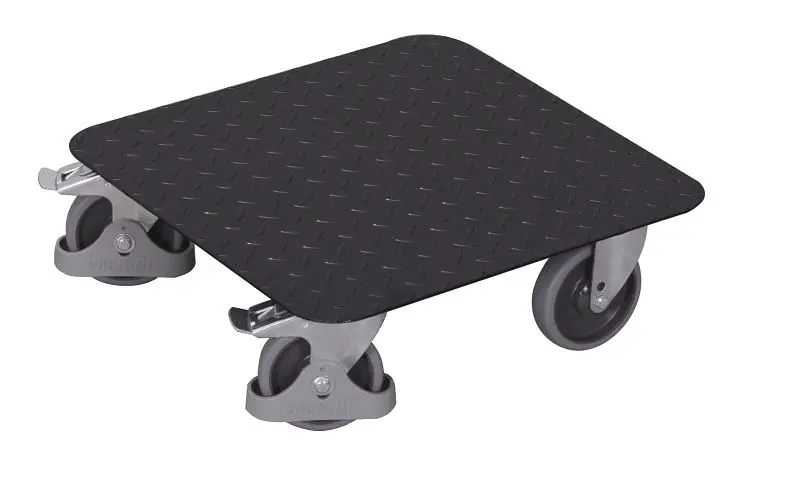 VARIOfit Kistenroller mit Riffelblechladefläche Ladefläche: 500 x 500 mm RAL 7016 anthrazitgrau sw-500.012/AG
