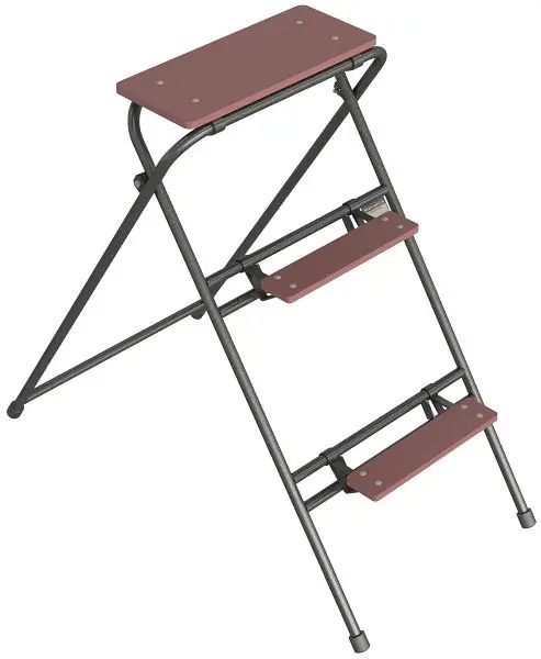 Schake Arbeitstritt 060m x 120m verzinkt Auftritt-Tiefe: 060m x 120m 3 Stufen 10152V