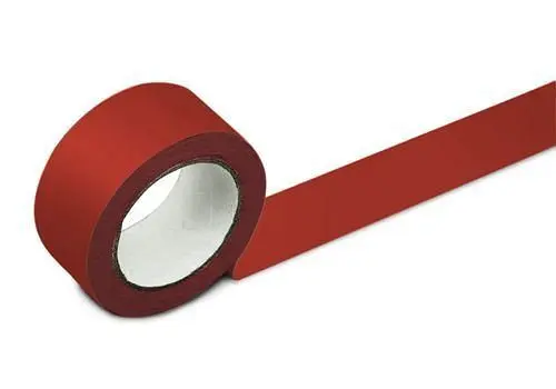 DENIOS Bodenmarkierband 50 mm breit rot VE: 2 Rollen 137135
