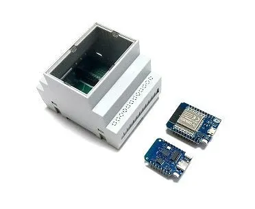 ArduiBox ESP - Hutschienen Montage- und Anschluss Set