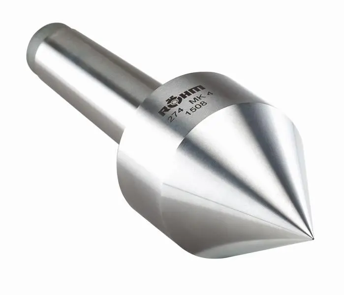 Röhm Mitlaufender Zentrierkegel Aufnahme Morsekegel 2 Grösse 272 spitz 60° 10613