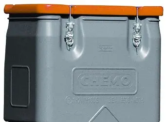 Cemo Mobil-Box 170 l grau Deckel orange 11453 4052886441831