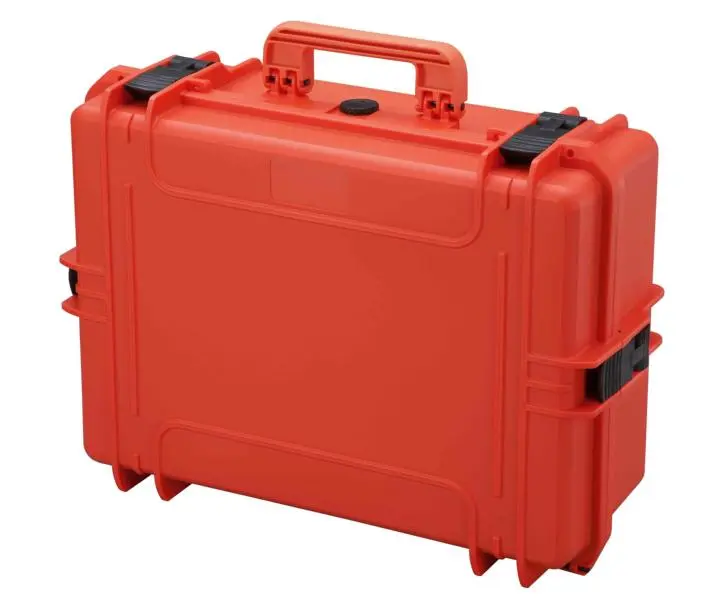 MAX wasser- und staubdichter Kunststoffkoffer IP67 zertifiziert orange leer MAX505-O
