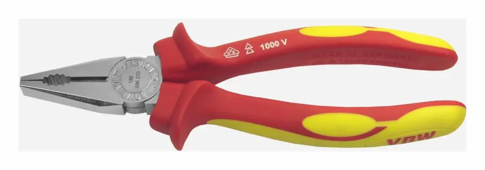 VBW VDE-Kombizange Serie: 596 Abmessung: 160 mm Masse [g]: 190 596205