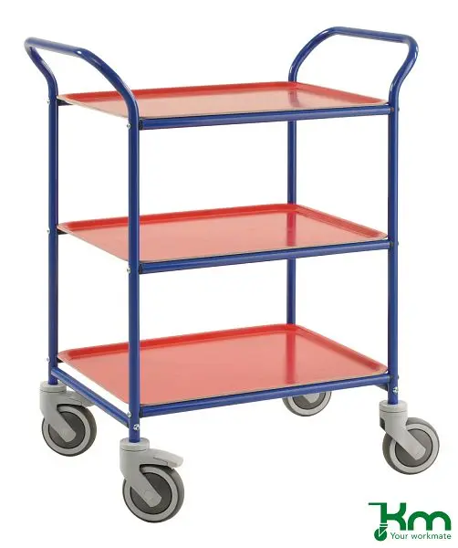Kongamek Servierwagen Blau / Rot KM1620-BR