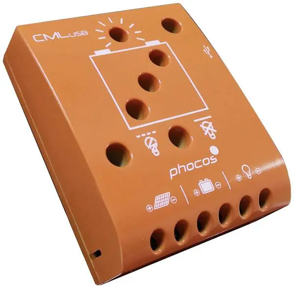 Phocos CML-USB-20 Laderegler PWM 12 V, 24 V Dieselbetrieben