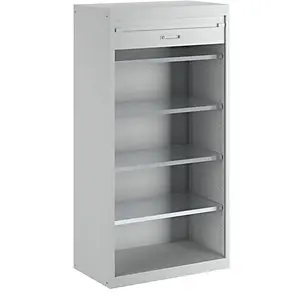 Rollladenschrank, Höhe x Breite x Tiefe 1950 x 1000 x 580 mm, lichtgrau RAL 7035.