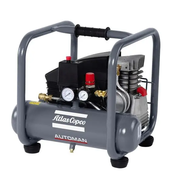 Atlas Copco Kolbenkompressor AF 25-10E 24M Direktantrieb 230V/1Ph/50Hz ölgeschmiert luftgekühlt stationär 24 l 1129100244