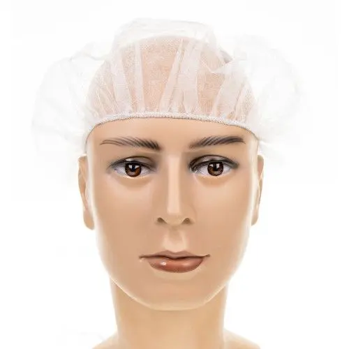 DS SafetyWear Baretthaube aus PP-Vlies 49cm Duchmesser weiß VE: 2000 Stück BHW49