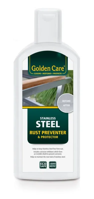 Hochglanz Golden Care Edelstahl-Schutz & Rostschutzmittel