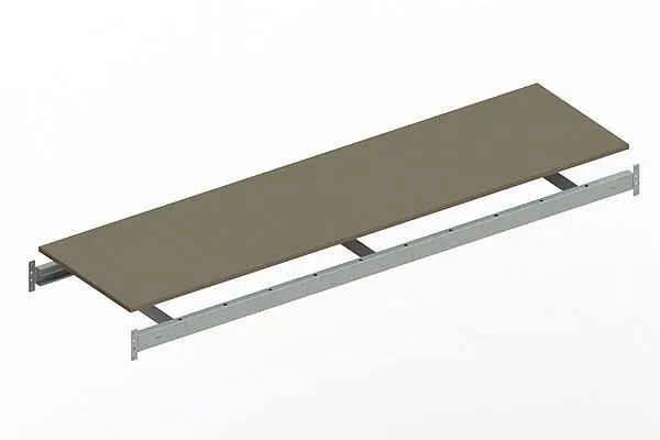 Meta MINI-RACK Zusatzboden 2200x650 mm verzinkt mit Spanplatten 2002930