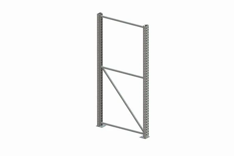 Meta Ständer 100/20 2200x1100 mm verzinkt für Palettenregal MULTIPAL 200174374