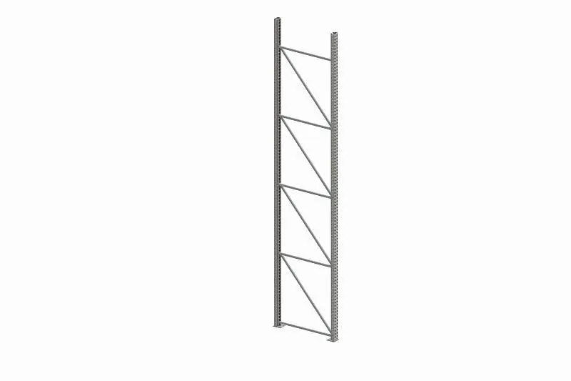 Meta Ständer 100/20 4900x1100 mm verzinkt für Palettenregal MULTIPAL 200174379
