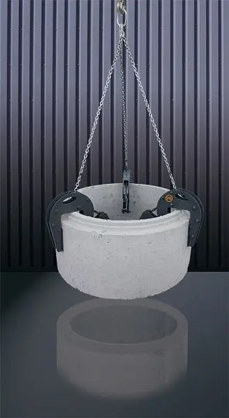 Eichinger Schachtringklemme 1063.1 1500kg mit 170m Kette lackiert Spannbereich 25 - 130 10630100000000