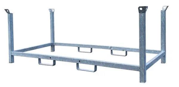 Schake Stapelpalette Füllmaße: 210 m x 100 m x 110 m kranbar zschlauitig unterfahrbar kombinierbar 3B214-2