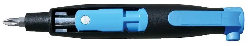 GEDORE Schantikschrank-Schlüssel ELEKTRO Schraubenzieherfunktion mit Hantikeclip 2294796