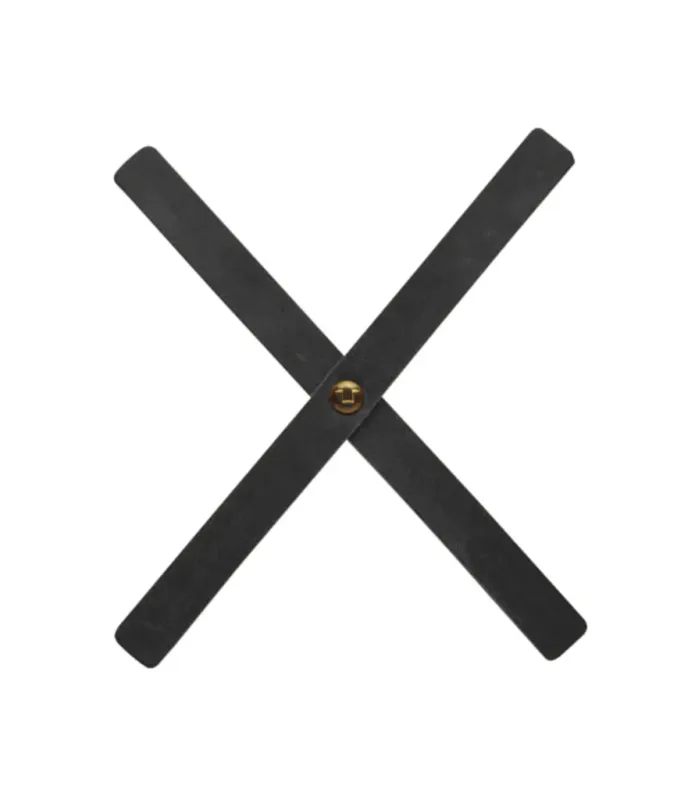 Kreuzscheinwerfer Moto Cafe Race aus Leder - Schwarz Carbonfaser-Optik