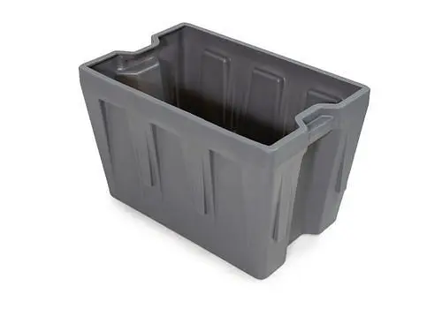 DENIOS Verwendungkasten aus PE für Stapelbehälter PolyPro 260 Liter 437 x 685 x 440 mm 272436