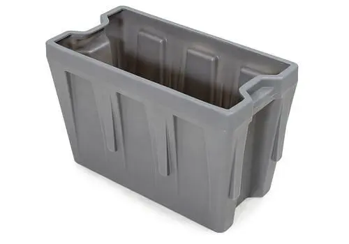 DENIOS Verwendungkasten aus PE für Stapelbehälter PolyPro 300 Liter 351 x 667 x 440 mm 272438
