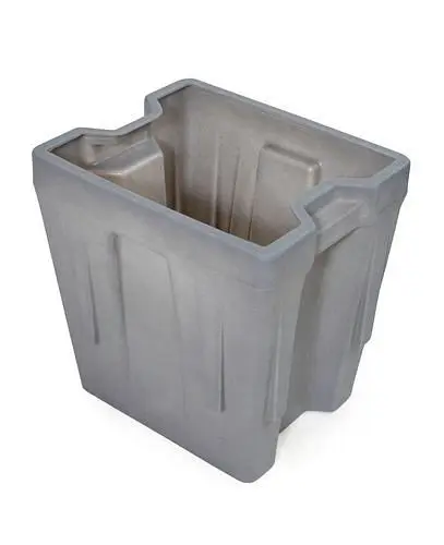 DENIOS Verwendungkasten aus PE für Stapelbehälter PolyPro 400 Liter 351 x 430 x 440 mm 272439