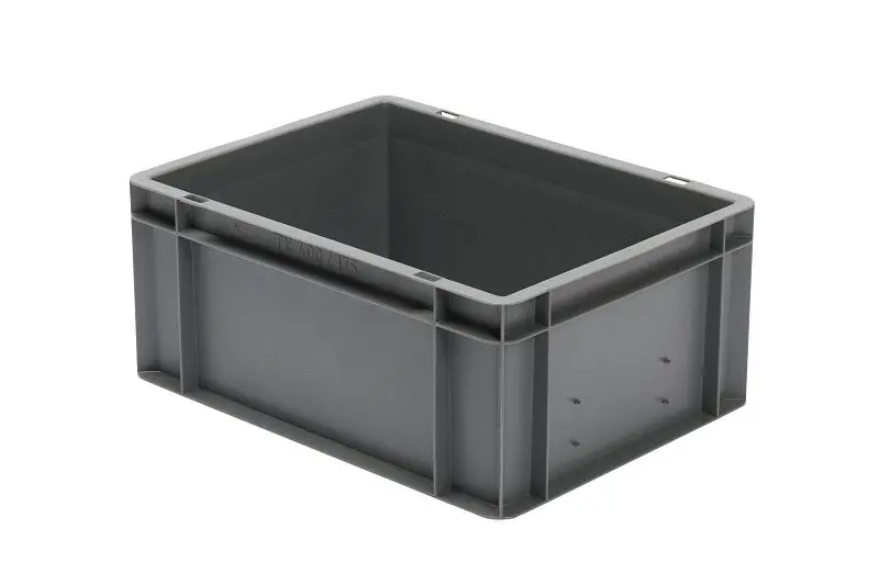 LA-KA-PE TK 400/175-0 grau Transport-Stapelkasten Wände und Boden geschlossen VE: 4 Stück 07517 22 05