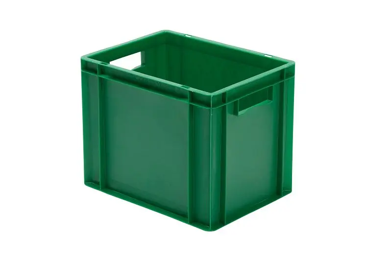 LA-KA-PE TK 400/320-0 Transport-Stapelkasten grau Wände und Boden geschlossen VE: 4 Stück 07432 22 05