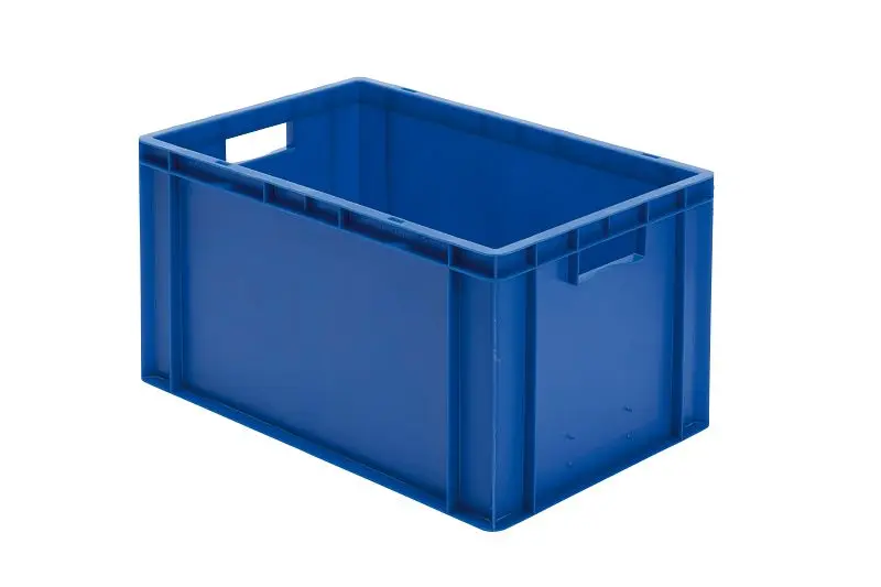 LA-KA-PE TK 600/320-0 Transport-Stapelkasten grau Wände und Boden geschlossen VE: 2 Stück 07132 22 05