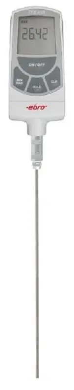 ebro TFX 430 + TPX 130 Präzisionsthermometer Empfehlung-Thermometer mit austauschbaren Pt 100 Sensor 1340-5437
