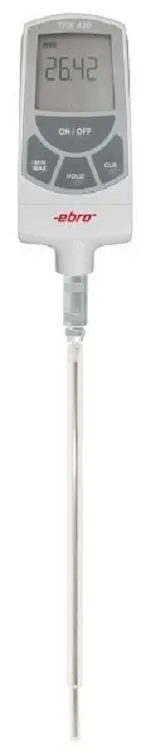 ebro TFX 430 + TPX 330 Präzisionsthermometer Empfehlung-Thermometer mit austauschbaren Pt 100 Sensor 1340-5439