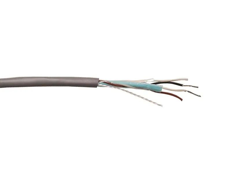 Alpha Wire 5021C 22 AWG 1 Pair 300V Unshielded SR-PVC Insulation Xtra Guard Performance Cable mit Karabinerhaken