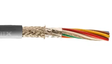 Alpha Wire 5052C 20/2 20 AWG 2 Conductors VINYL Insulation 300V Unshielded Xtra Guard Performance Cable mit Karabinerhaken