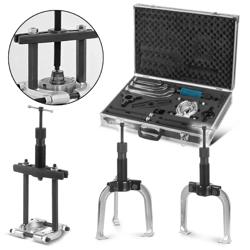 Keilrippenriemen STAHLWERK Hydraulischer Universal-Abzieher mit 10t Zugkraft Lagerabzieher | Spezial-Werkzeug zur Demontag...