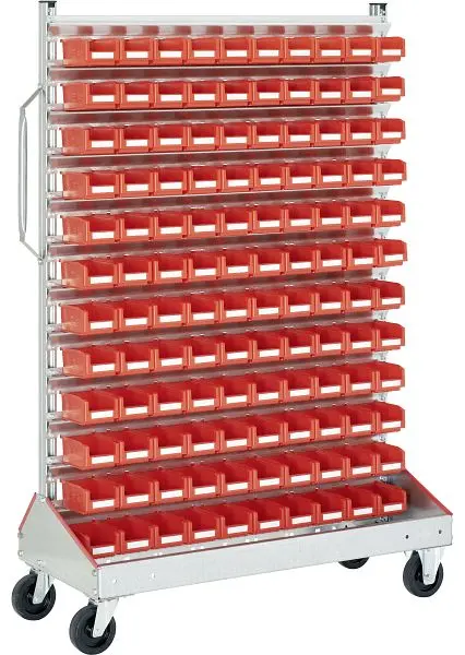 BITO Sichtrollwagen SRW11 einseitige verwendung verzinkt Set 19514