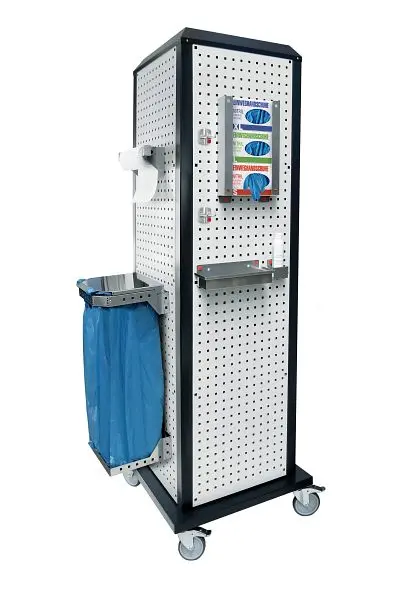 Kappes RasterPlan ToolTower riesig Modell 2 mobil RAL 7035/5016 H 2175 x B 700 x T 700 mm 7441.22.0024