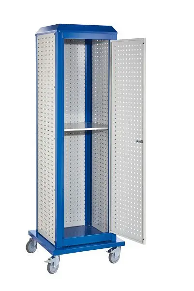 Kappes RasterPlan ToolTower riesig Modell 4 mobil RAL 7035/5010 3 Lochplatten außen riesig 2 Lochplatten innen riesig 744...