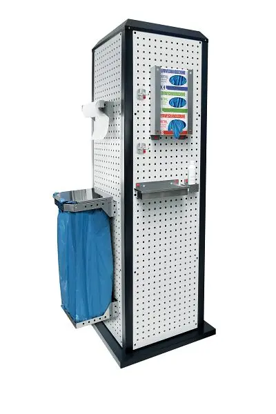 Kappes RasterPlan ToolTower riesig Modell 2 stationär RAL 7035/5016 H 2015 x B 700 x T 700 mm 7451.22.0024