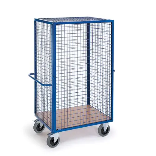 Rollcart Gitter-Schrankwagen/einhängbare Vorderwand (1150x750) Tragkraft: 600 kg 08-7665