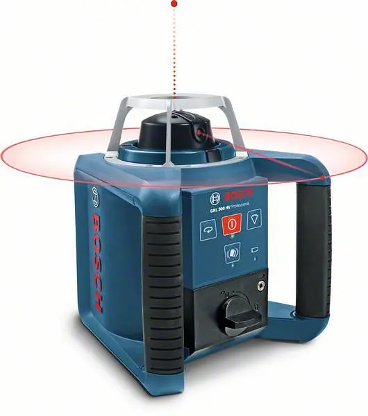 Bosch Rotationslaser GRL 300 HV mit RC 1 WM 4 und LR 1 0601061501