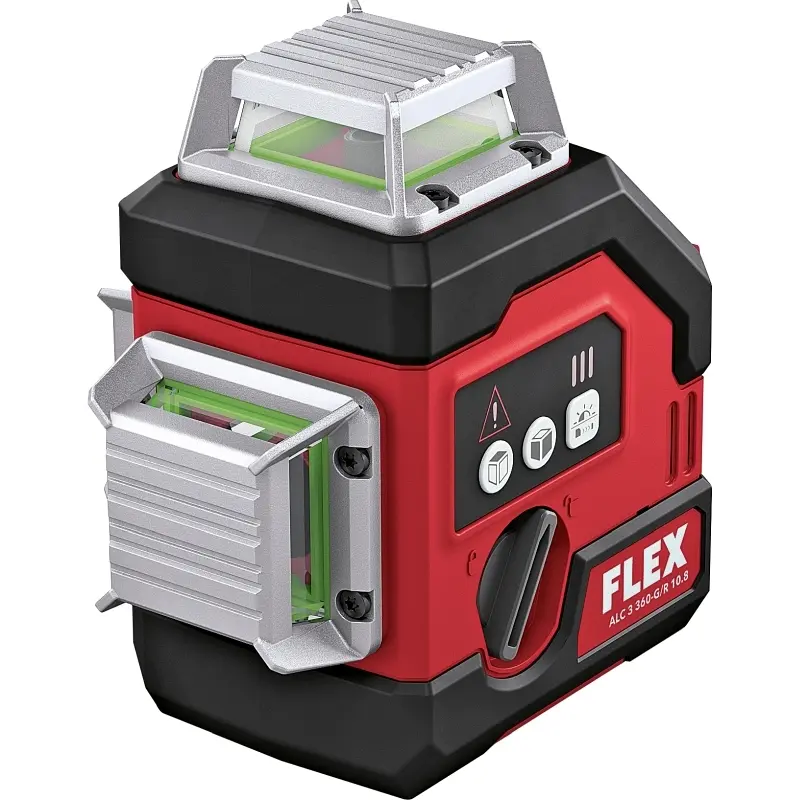 FLEX 360° Kreuzlinien-Laser mit Empfängermodus ALC 3/360-G/R 10.8 490261