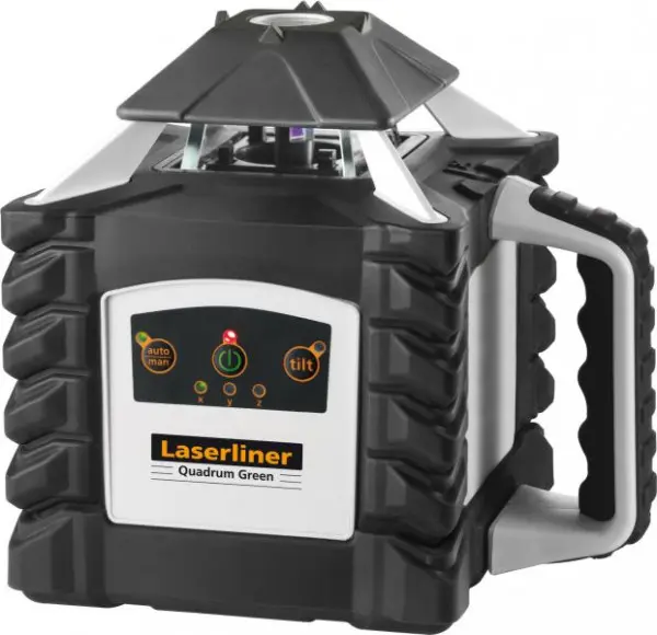 Laserliner Quadrum G 410 S Rotationslaser Genauigkeit: ± 01 mm/m Akku: ungefähr 18 Stunden 053.00.02A