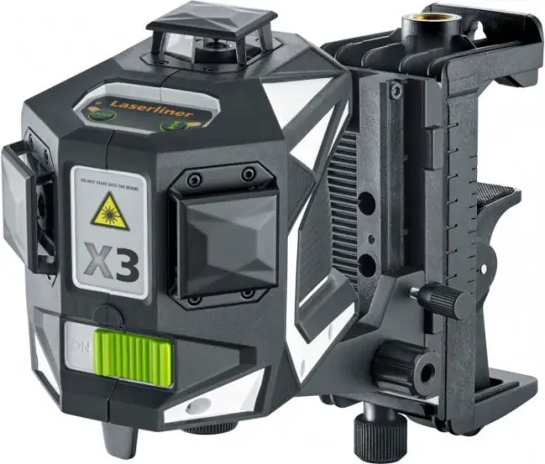 Laserliner X3-Laser Pro CrossGrip Plus; L-Boxx 2. Akku 4.500 Dreidimensionaler Laser 036.800L