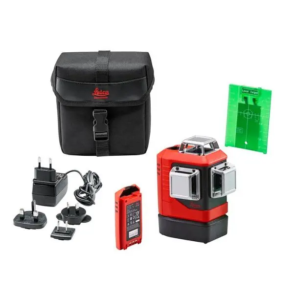 Leica Lino L6Gs-1 selbstnivellierender 3x360° Linienlaser grün Li- Ionen Akku 918977