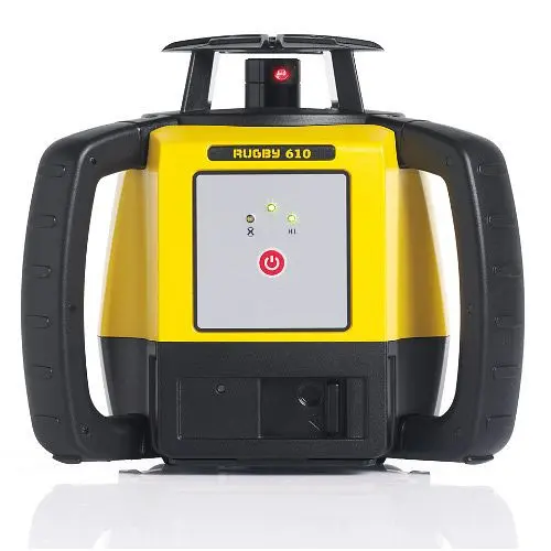 Leica Rugby 610 Laser im Koffer inkl. Alkaline Batterien Rod-Eye 120 Basic mit Universalklammer 6011150