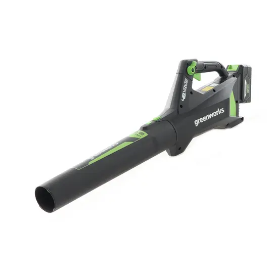 Leiser- Axial-Akku-Laubbläser Greenworks G48AB 48 V- mit Akku 2Ah