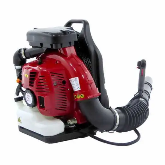 Rückenlaubbläser mit Benzinmotor GeoTech BBP 800 mit gepolsterter Rücklehne mit variablem Luftstrom