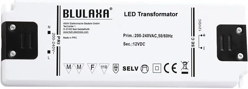 BLULAXA LED Trafo 05-6W VE: 100 Stück 47585