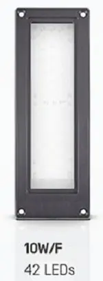 Hagnleone PLANONLIGHT LED 10W/F BLK 10387