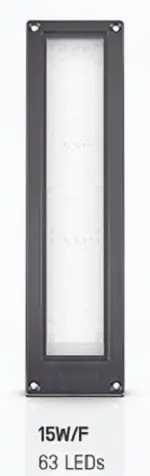 Hagnleone PLANONLIGHT LED 15W/F BLK 10388