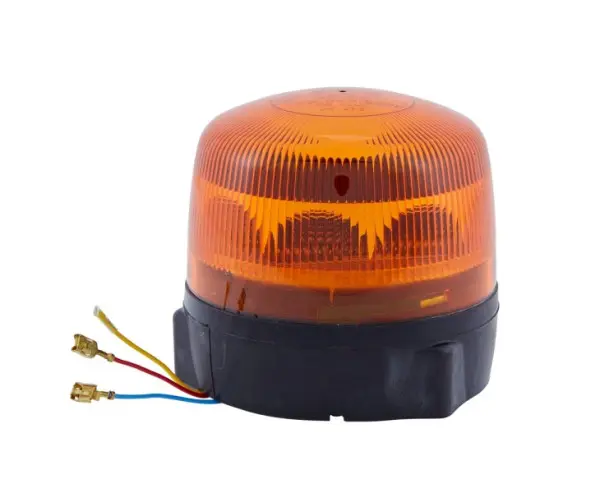 HELLA LED-Blitz-Kennleuchte - RotaLED - 12/24V - gelb - Anbau/geschraubt - Kabel: 140mm - Stecker: Flachstecker 2XD 012 87...