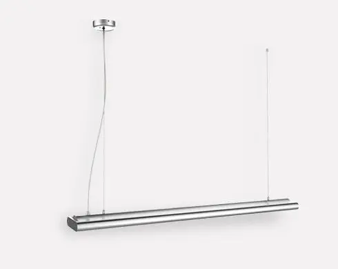 LEDAXO LED-Pendelleuchte PL-01-40 3.200 lm/40W Lichtfarbe: warmweiß Bildschirm-Arbeitsplatz-geeignet 408290634